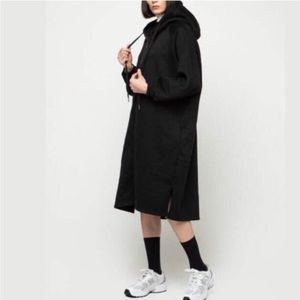 Oak + Fort Long Zip Hoodie/Sweater Dress